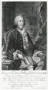 Ritratto di Johann Christoph Gottsched da Johann Martin Berningeroth